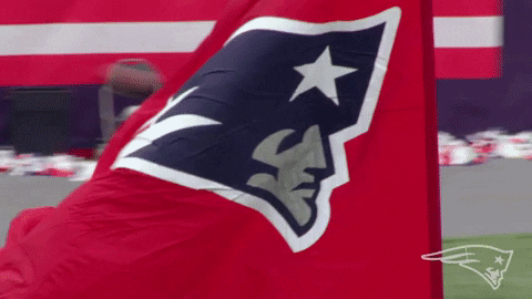 Image result for waving new england patriots flag gif