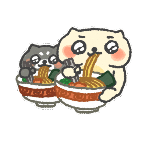 Cat Eat Sticker