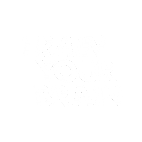 Floating Train Your Brain Sticker by skillcourt