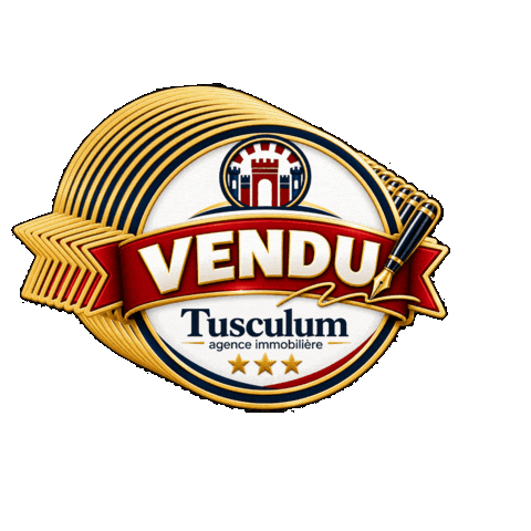 Vendu Real Estate Sticker by Tusculum Immobilière