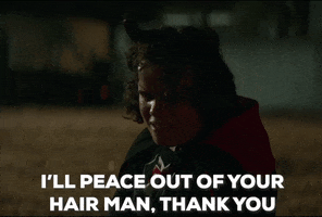 Peace Out Hair GIF by Halloween