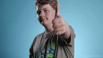 video game thumbs up GIF by Children's Miracle Network Hospitals