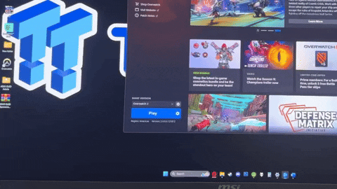 Animated GIF related to MSI MPG 271QRX QD-OLED 1440p 360Hz Gaming Monitor Review