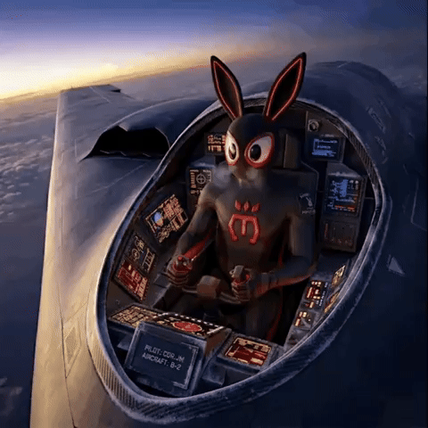 Flying B-2 GIF