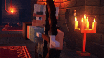 Video Game Fire GIF by Minecraft