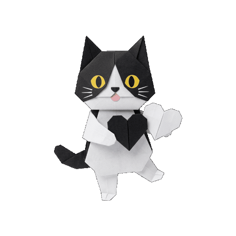 Cat Heart Sticker by comfortseoul