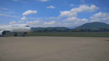 Airplane Taxing GIF by Lao Airlines