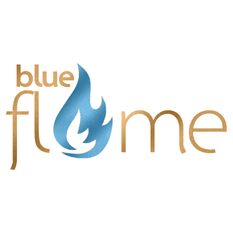 Blue Flame Sticker