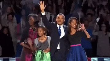 barack and michelle hello GIF by Obama