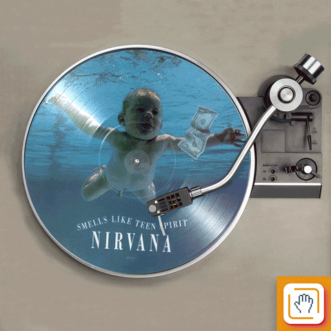 nirvana vinyl GIF by ricardo.ch