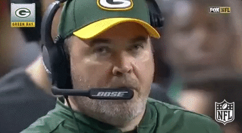 not happy mike mccarthy GIF by NFL