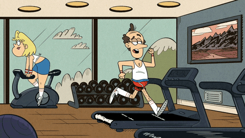 Download Exercise Gif Funny Cartoon Png Gif Base
