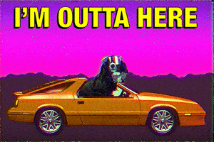 Good Bye GIF by GIPHY Studios Originals
