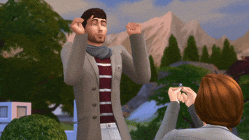 glee yes GIF by The Sims