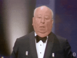 alfred hitchcock good evening GIF by The Academy Awards