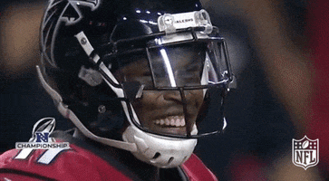 Atlanta Falcons Smile GIF by NFL