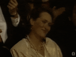 Blushing Meryl Streep GIF by The Academy Awards