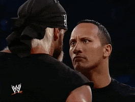 Staring The Rock GIF by WWE