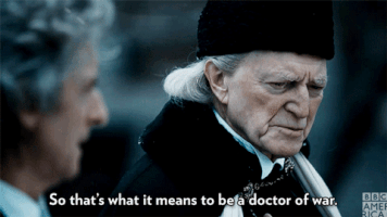 doctor of war GIF by BBC America