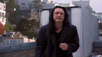 tommy wiseau oh hai mark GIF by The Room