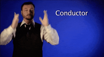 Sign Language Conductor GIF by Sign with Robert