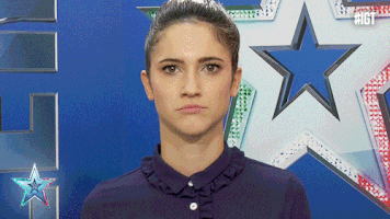 lodovica comello reaction gif GIF by Italia's Got Talent