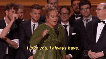 I Love You Adele GIF by Recording Academy / GRAMMYs