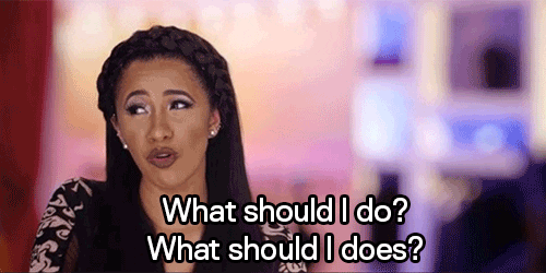 Confused Cardi B Gif By Vh1