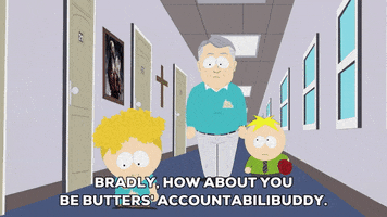 butters stotch hallway GIF by South Park 