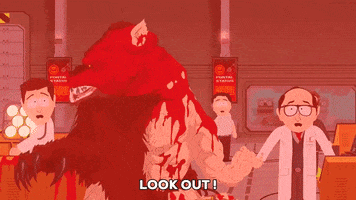 angry attack GIF by South Park 