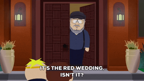 red wedding gif