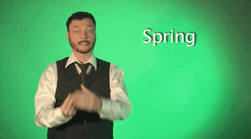 Sign Language Spring GIF by Sign with Robert