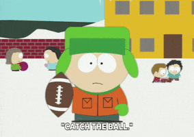kyle broflovski football GIF by South Park 