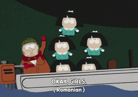 scared boat GIF by South Park 