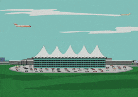 planes leaving GIF by South Park 