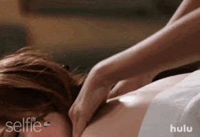 massaging karen gillan GIF by HULU