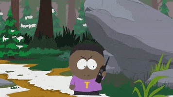 token black code GIF by South Park 