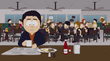 lonely breakfast GIF by South Park 