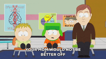 kyle broflovski insult GIF by South Park 