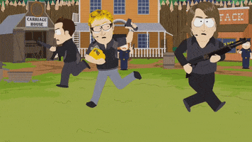 crime running GIF by South Park 
