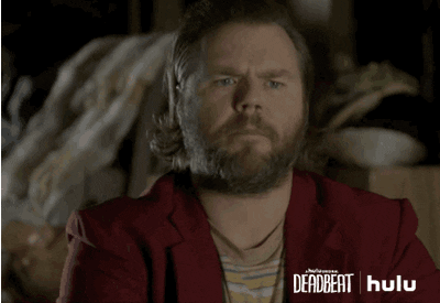 Think Tyler Labine GIF by HULU - Find & Share on GIPHY