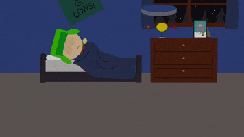 kyle broflovski sleeping GIF by South Park 