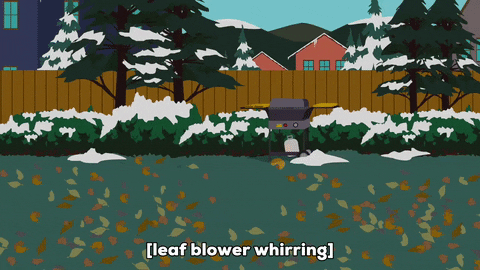 Giphy - grill leaf blower GIF by South Park 