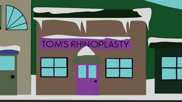 tom's rhinoplasty buildings GIF by South Park 