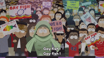 crowd signs GIF by South Park 