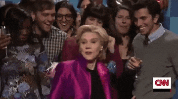 Hillary Clinton Happy Dance GIF by Saturday Night Live