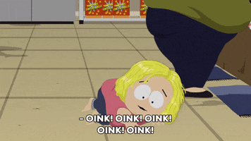 happy pig noises GIF by South Park 