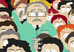 glasses laughing GIF by South Park 