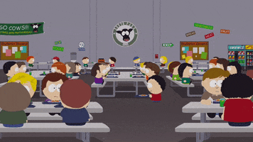 cow eating GIF by South Park 
