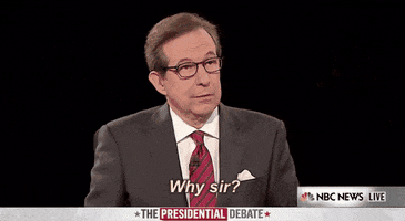 Presidential Debate Why Sir GIF by Election 2016